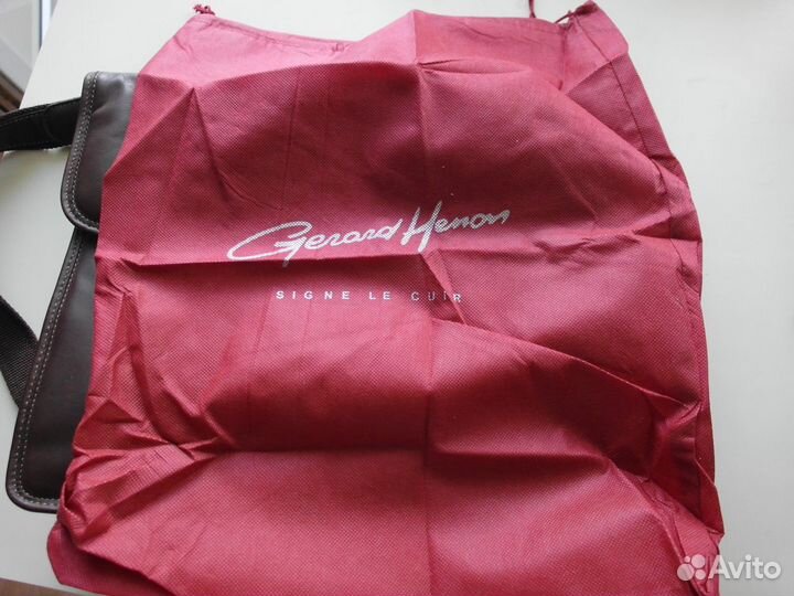 Портфель Gerard Henon из натуральной кожи