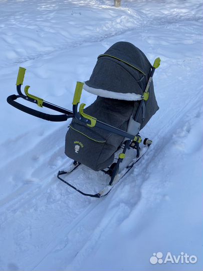 Санки коляска nika