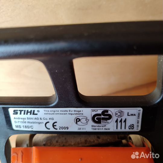 Бензопила stihl ms 180 бу