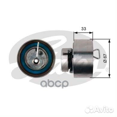 Ролик зубчатого ремня грм натяжной T43005 Gates