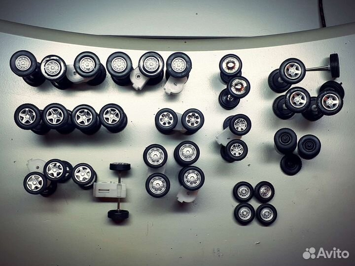 Колеса для моделек ломом 1/43