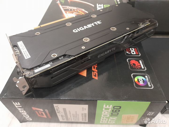 Видеокарта gtx 1060 3gb Gigabyte GeForce GTX 1060