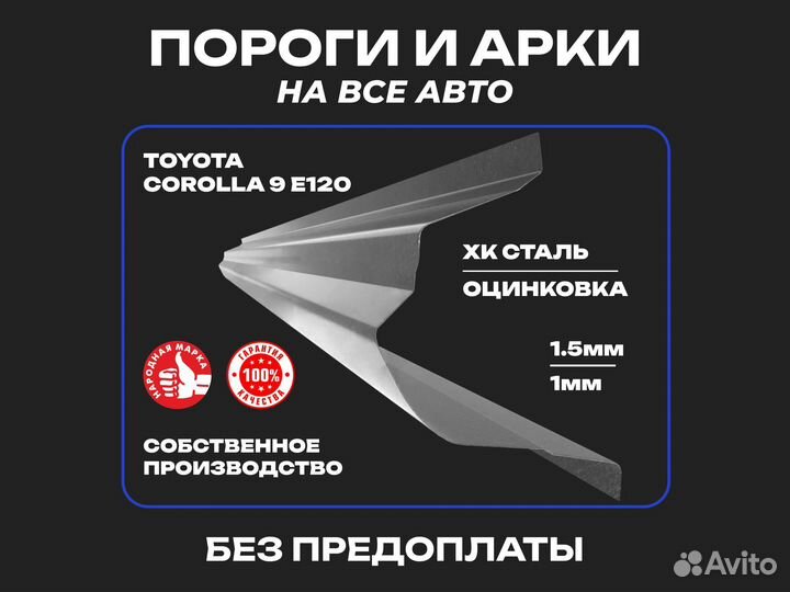 Пороги на Peugeot 206 пежо 206