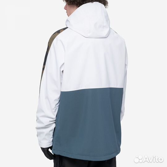 Куртка 686 MNS waterproof anorak white colorblock