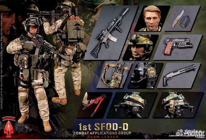 Damtoys 1st sfod-D Дельта Мадс Миккельсен hot toys