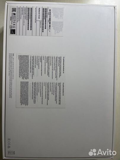 Коробка от macbook air 13 дюймов