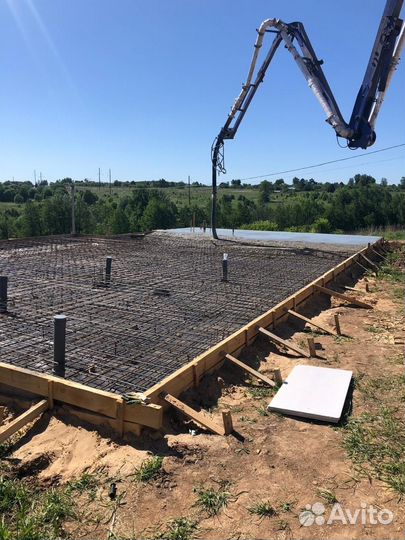 Фундамент плита под ключ