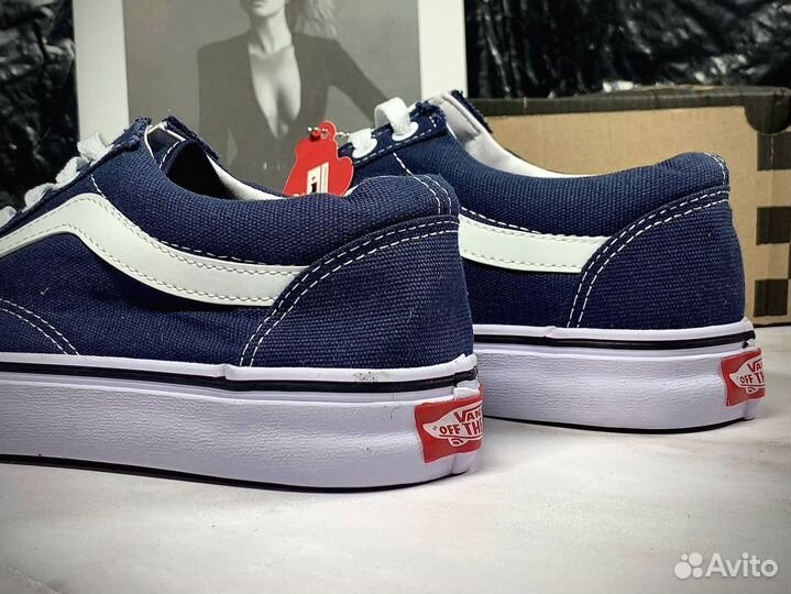 Кеды мужские vans синие