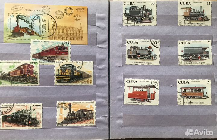 Почтовые марки паровозы железная дорога