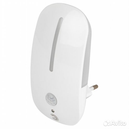 Ночник NN-621-LS-MS-W с датчиком освещения,датчик