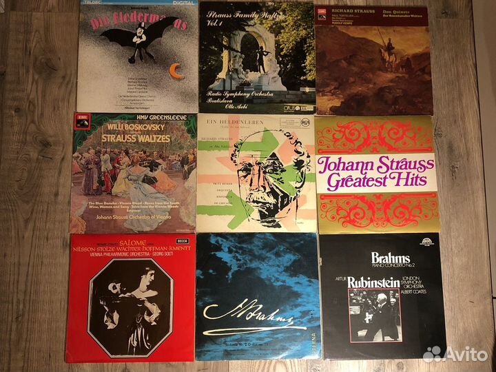 Strauss. Brahms. Lp пластинки