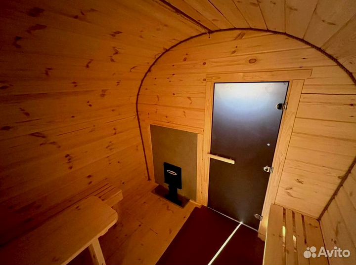 Каркасная баня 2 метра