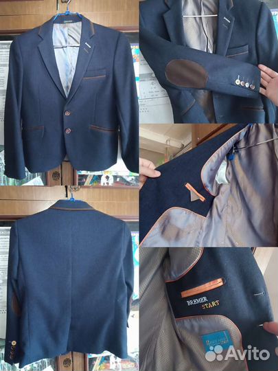 Пиджак школьный для мальчика 146