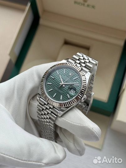 Rolex Datejust 41mm Mint Green Motif