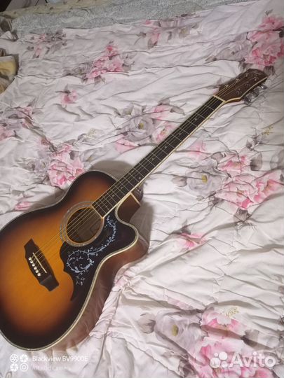 Гитара электроакустическая Flight F-230C SB+чехол