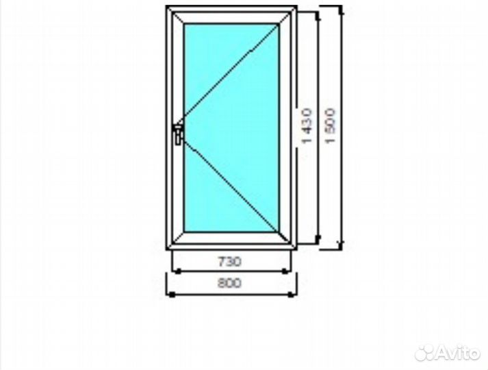 Окно пластиковое