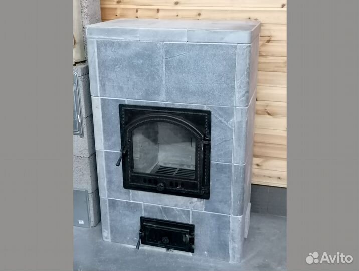 Печь камин отопительная