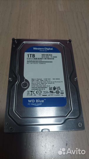 1Tb Western Digital в отличном состоянии