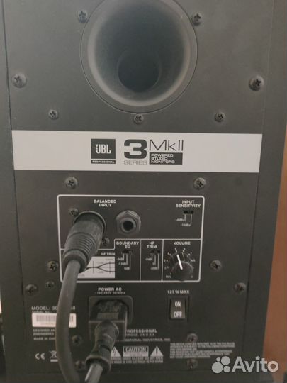 Студийные мониторы JBL 305p mkii, карта E-mu 0204