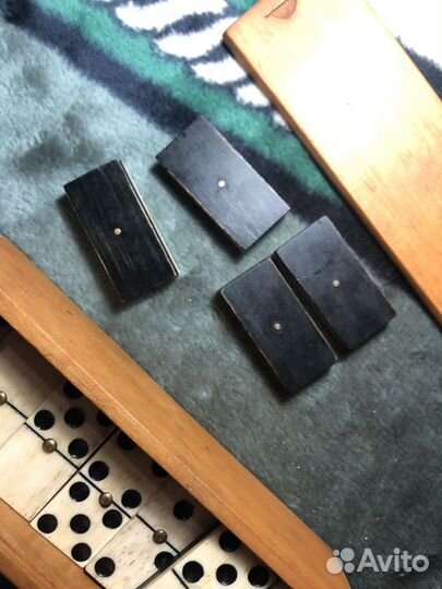 Домино костяное черное дерево Идеал