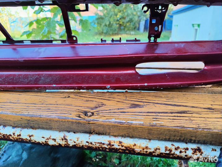 BMW E34 бампер передний с накладкой Zender