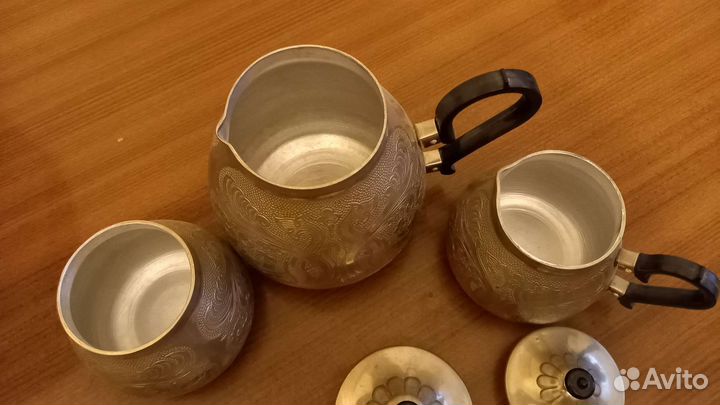 Чайно кофейный сервиз СССР с подносом