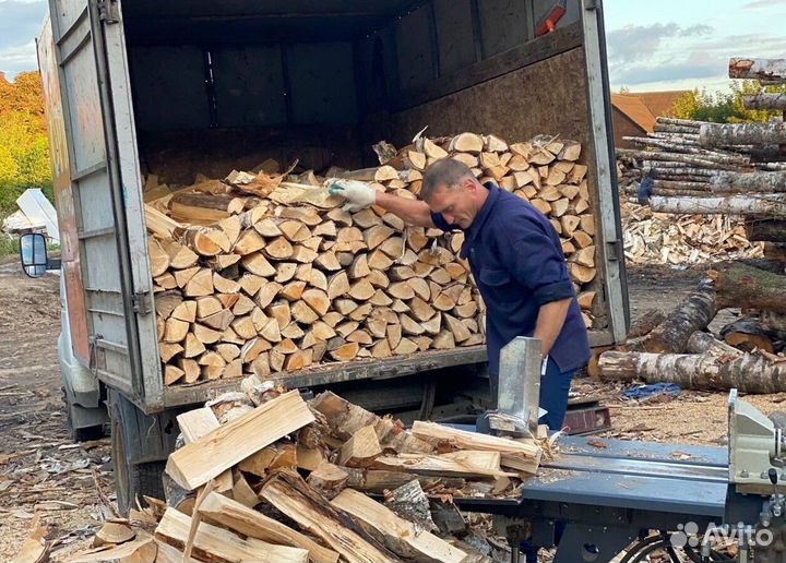 Дрова березовые колотые