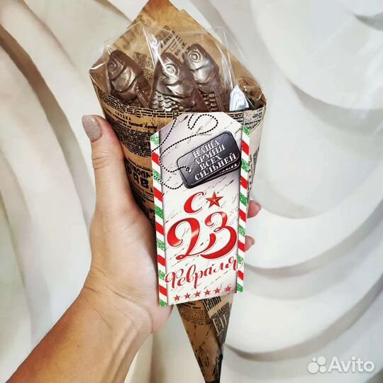 Букетики из воблы