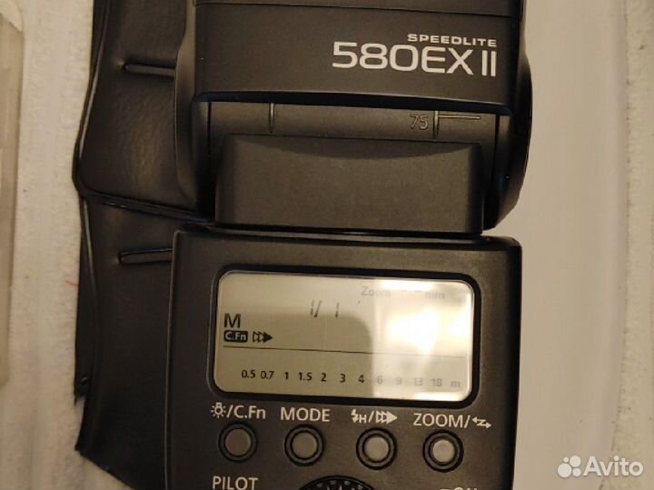 Вспышка камеры canon speedlite 580 EX II
