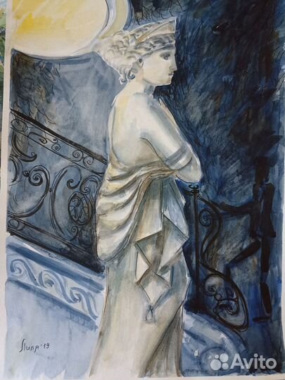 Картина акварель