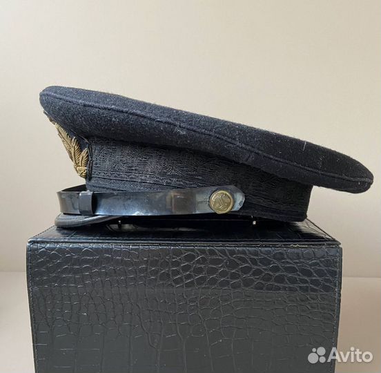СССР Фуражка Морской флот Высший командный состав