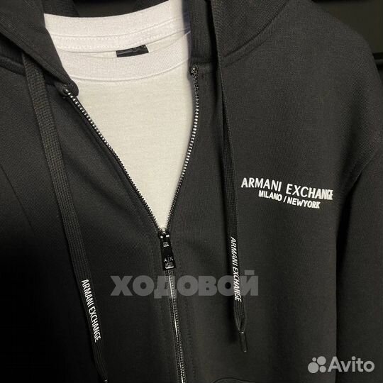 Зип худи armani exchange