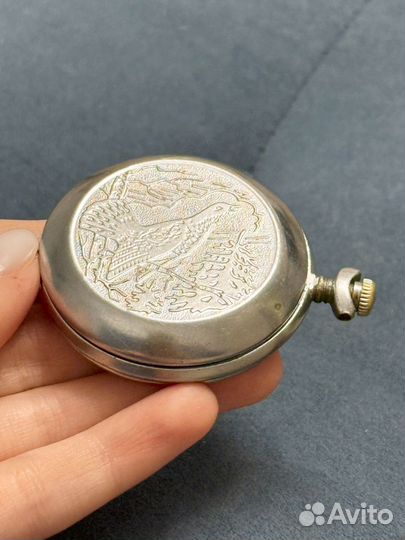 Часы Молния Глухарь карманные