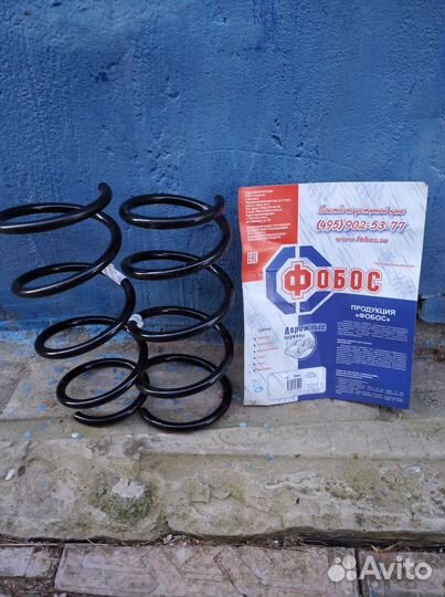 Передние пружины renault logan