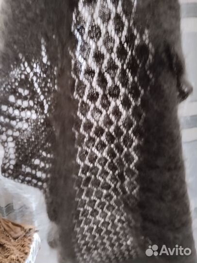 Шаль пуховая ручная работа