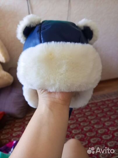 Шапка ушанка детская зима