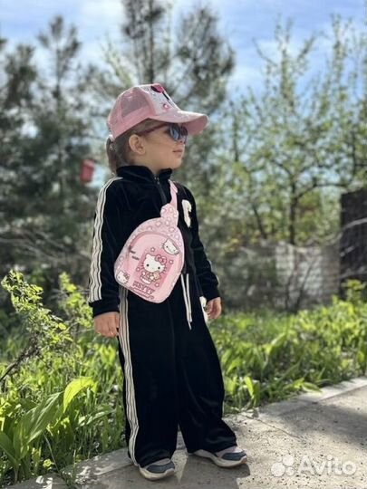 Велюровый костюм для девочки