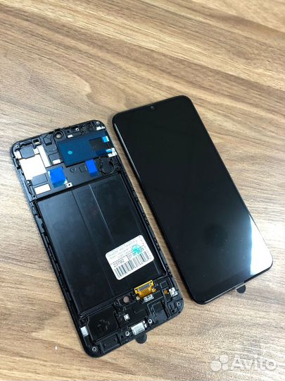 Экран Samsung Galaxy A50 с рамкой, oled