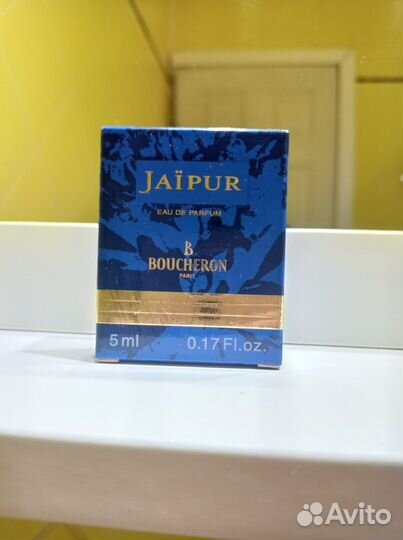 Jaipur, Boucheron Paris, 5 ml, Ниша, винтаж