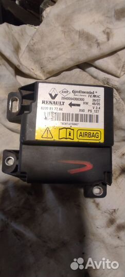 Блок управления AIR BAG Renault Logan