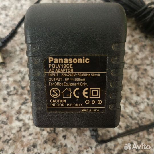 Блок питания Panasonic pqlv19CE к тел. Panasonic