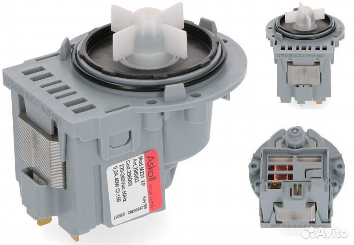 Помпа на 3 винтах, универсальная askoll M231XP 40W