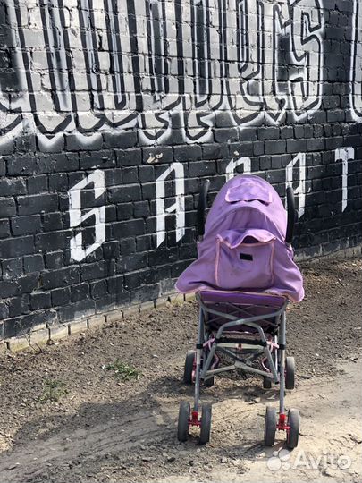 Прогулочная коляска трость бу