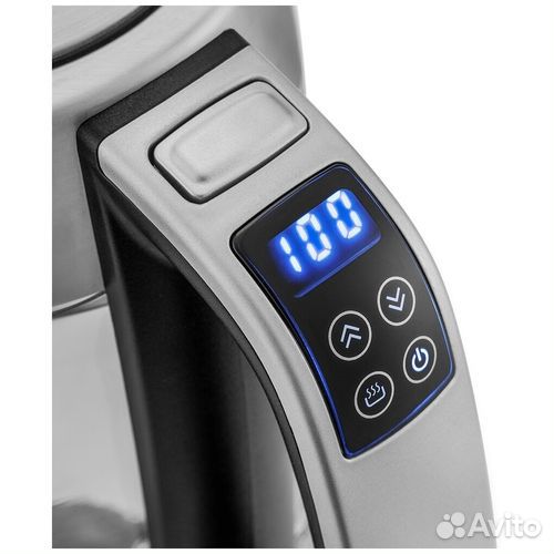 Чайник электрический Kitfort кт-6114 серебристый