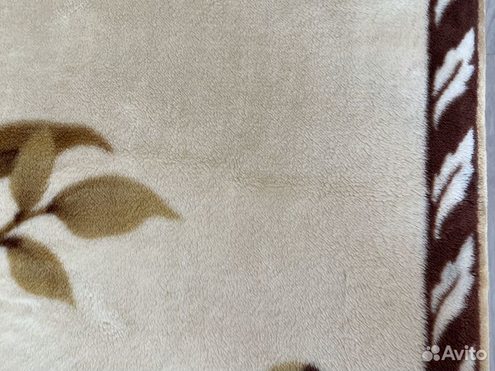 Покрывало плед одеяло бежевое 1,8*2,2 м