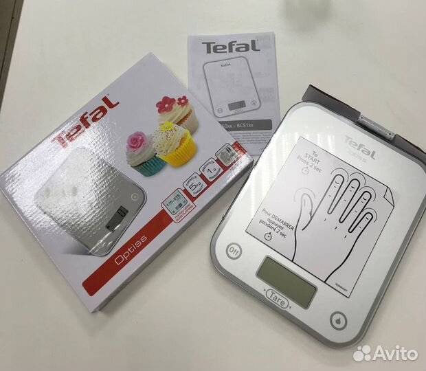 Кухонные весы tefal BC5004V2 Optiss новые