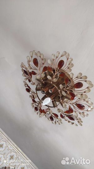 Люстра потолочная бу