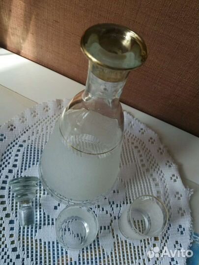 Графин для водки и 2 стопки