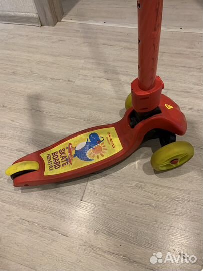 Самокат детский трехколесный бу
