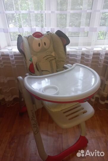 Стульчик для кормления chicco polly